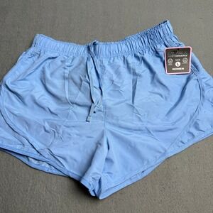 Ultra Performance Womens Light Blue Athletic Running Shorts Size L NWT